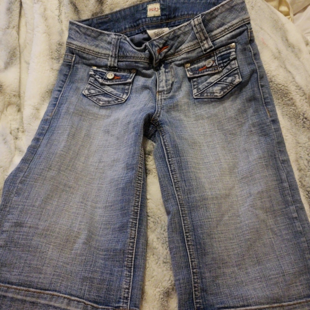Denim capris
